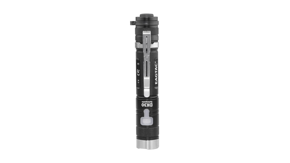 EAGTAC DX30LC2-R Rechargeable Flashlight, XP-L HI V2 NW LED, 1084lm, Black, DX30LC2R-XPLHI-BASE-NW