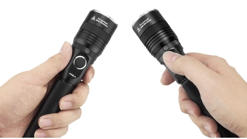 EAGTAC GX25L2-R22 Flashlight Kit, XM-L2 U2 NW LED, 1208lm, Black, GX25L2-R22-XML2-KIT-NW