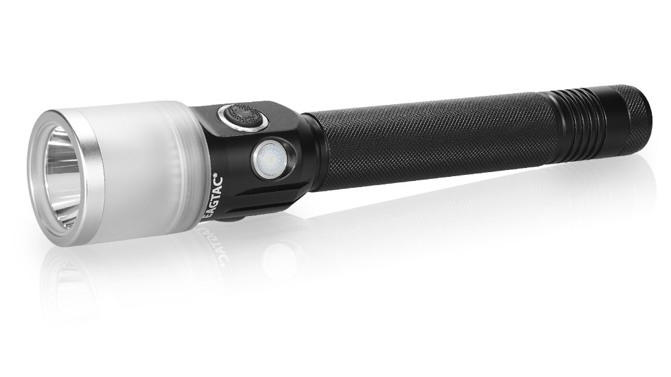 Eagtac GX30L2-DR Flashlight, XPL HI CW w/ LEDarray LED, 1700lm w/ 820lm, Black, GX30L2R-Diffuser-XPLHI-CW