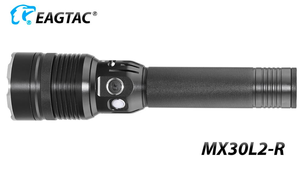 EAGTAC MX30L2R XHP70.2 Flashlight, 32650 13000mAh li-ion, NW LED, 4205 Lumen, Black, MX30L2R-XHP702-NW