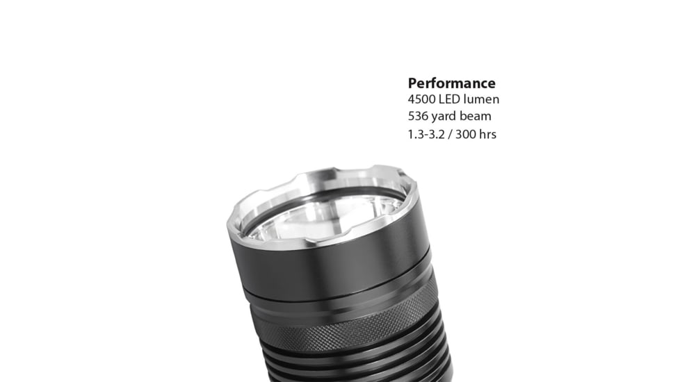 EAGTAC MX30L2R XHP70.2 Flashlight, 32650 13000mAh li-ion, NW LED, 4205 Lumen, Black, MX30L2R-XHP702-NW