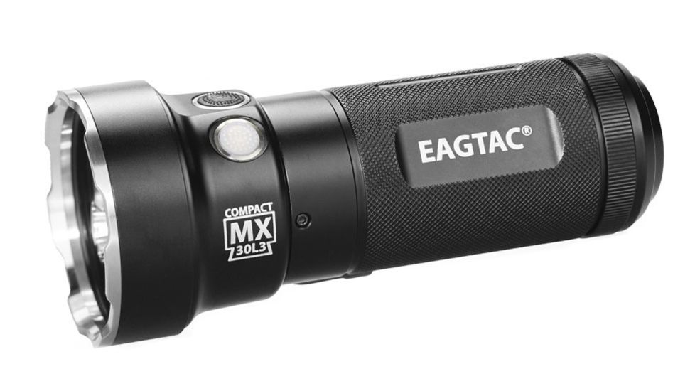 Eagtac MX30L3-CR  Flashlight Kit, 6  Nichia 219C CRI92 4000K LED, 3850lm, Black 2950