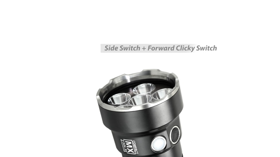 EAGTAC MX30L3C Flashlight Kit, 6 Nichia 219B CRI-92 LED, 3000lm, Black, MX30L3C-6*219-KIT-NW