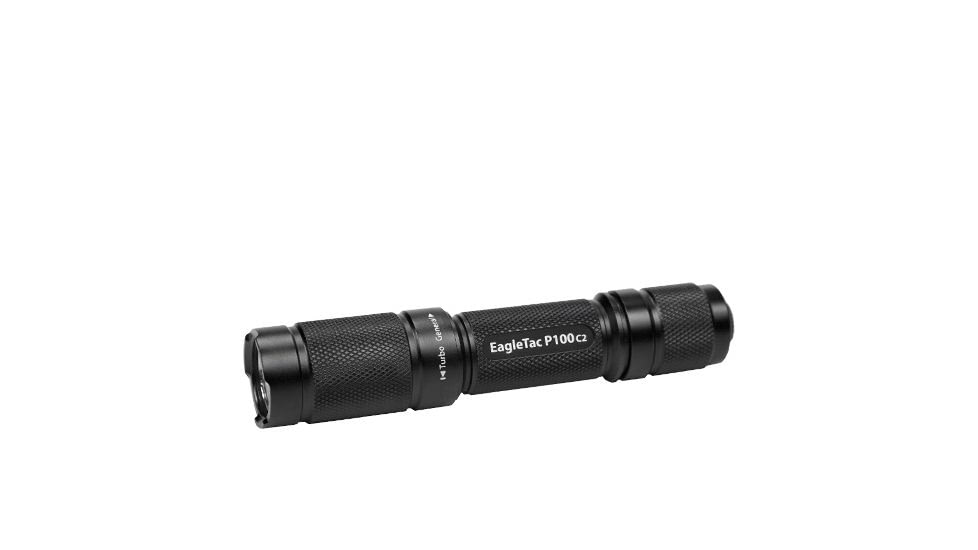 EAGTAC P100C2 Flashlight Kit, XP-G2 R5 NW LED, 437lm, Black, P100C2-XPG2-KIT-NW