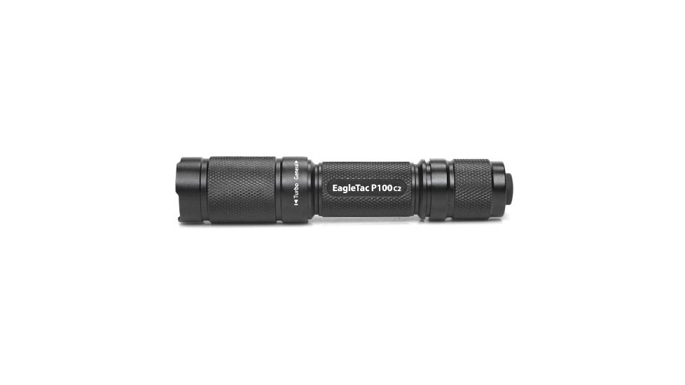 EAGTAC P100C2 Flashlight Kit, XP-G2 R5 NW LED, 437lm, Black, P100C2-XPG2-KIT-NW