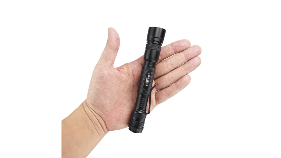 EAGTAC P200A2 Flashlight, UV 365nm, 1000 mW, Black, 1000 mW, P200A2-UV365NM