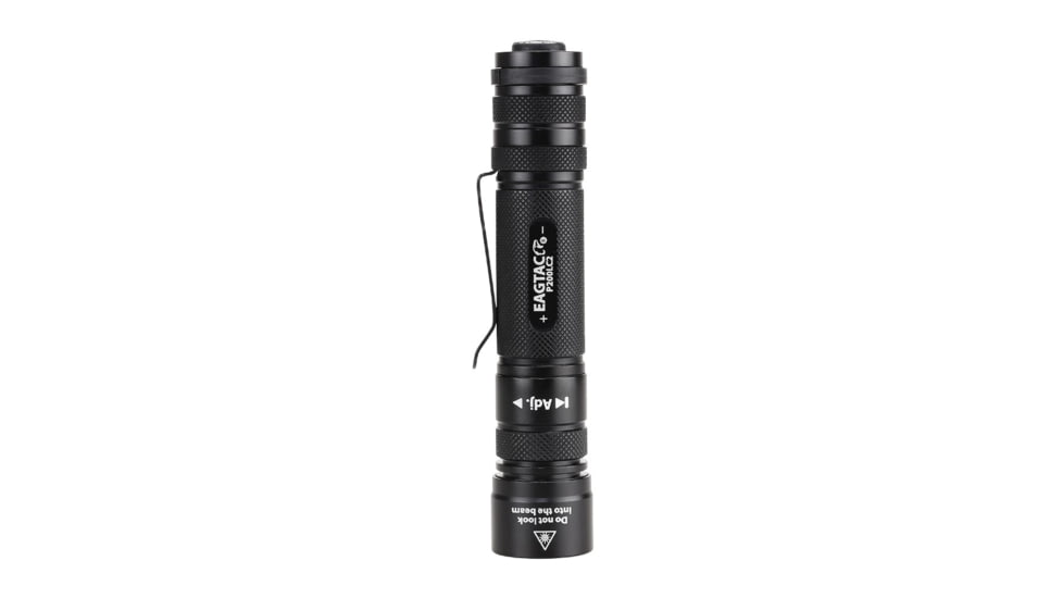 EAGTAC P200LC2 Flashlight, UV 365nm, 1000 mW, Black, 1000 mW, P200LC2-UV-365NM