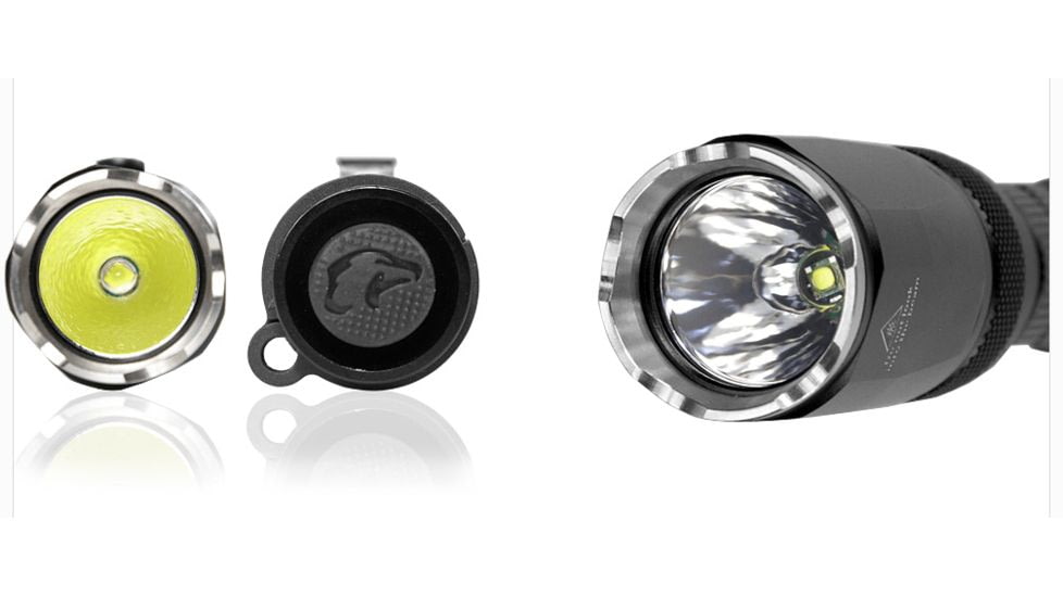 EAGTAC P20C2 Flashlight Kit, XP-G2 R5 NW LED, 530lm, Black, P20C2-XPG2-KIT-NW