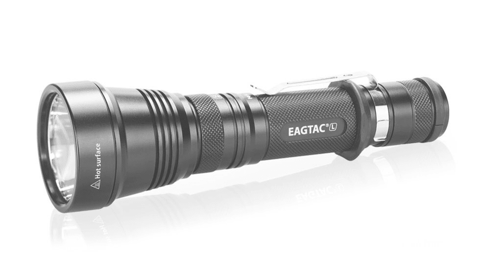 EAGTAC S25L-R Base Flashlight, XHP35 HI NW LED, 1750lm, Black, S25LR-XHP35-HI-BASE-NW