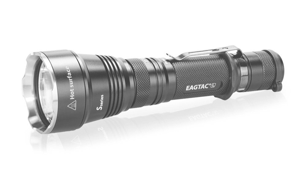 EAGTAC S25L-R Flashlight Kit, XHP35 HI NW LED, 1750lm, Black, S25LR-XHP35-HI-KIT-NW