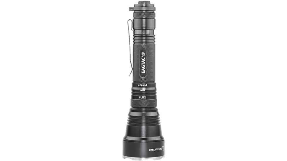 EAGTAC S25V CSLPM1 Flashlight, 21700 5000mAh li-ion, CW LED, 1200 Lumen, Black, S25V-CSLPM1-CW