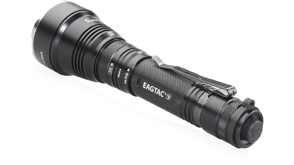 EAGTAC S25V CSLPM1 Flashlight, 21700 5000mAh li-ion, CW LED, 1200 Lumen, Black, S25V-CSLPM1-CW