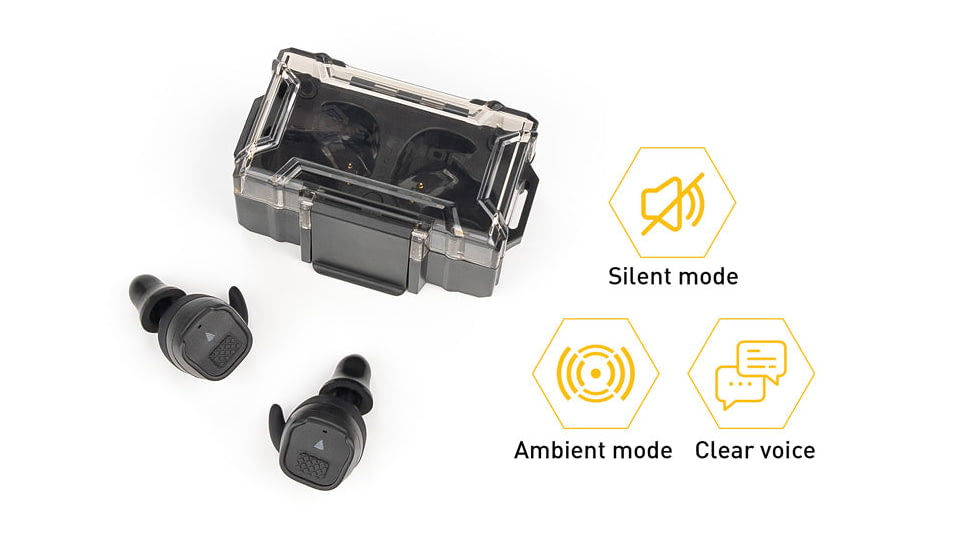 Earmor Bluetooth Active Hearing Protection &amp; Enhancement Ear Plugs