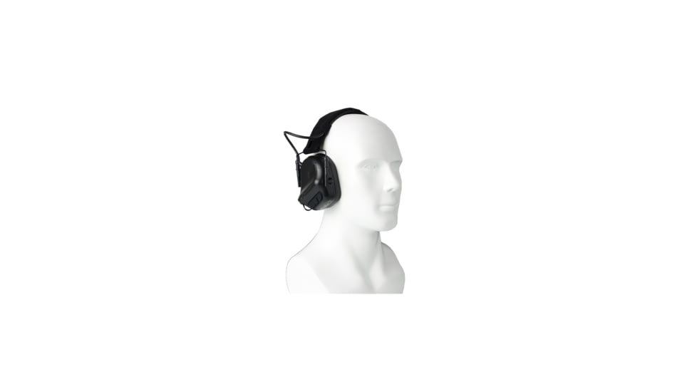 Earmor Electronic Ear Muffs w/ Gel Earpads &amp; AUX Input, 22dB, Tactical Black, M31-BK PLUS
