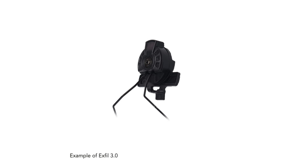 Earmor M-LOK/MTEK Flux Helmet Rail Adapter Attachement Kit, Tactical Black, M13