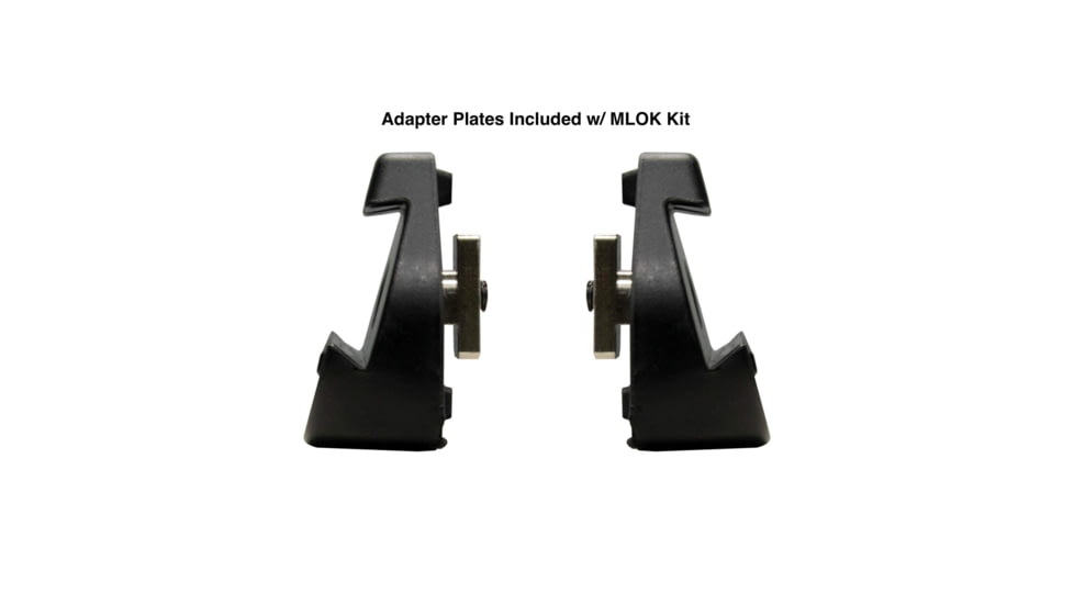 Earmor M-LOK/MTEK Flux Helmet Rail Adapter Attachement Kit, Tactical Black, M13