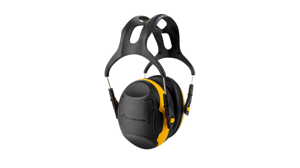 Earmor Sport Shooting Low Profile Passive Ear Muffs, 28dB, Yellow, C06-Yellow