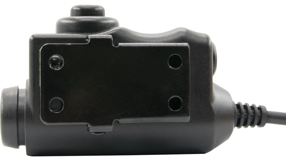 Earmor Tactical PTT 3.5MM AUX Radio Application, Black, M51-AUX