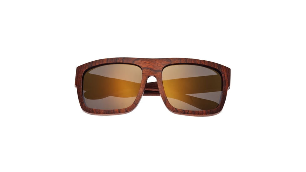 Earth Hermosa Ebony Wood Sunglasses, Orange Stripe Wood, ESG097OB