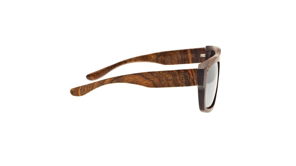 Earth Hermosa Ebony Wood Sunglasses, Brown Stripe Wood, ESG097WB