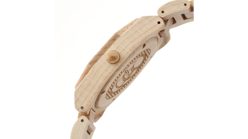 Earth Medullary Ray Wooden Watch, Khaki/Tan, Men ETHEW1901