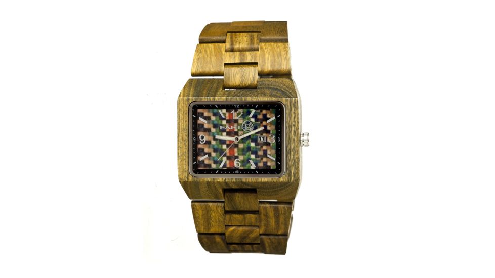 Earth Rhizomes Series Wood Watch, Olive ETHEW1208