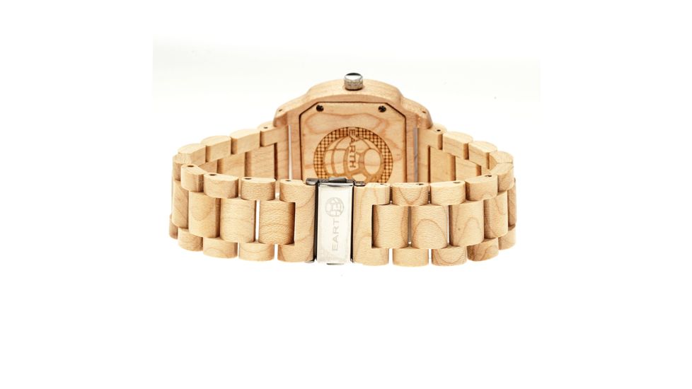 Earth Wood Scaly Bracelet Watch w/Date, Khaki/Tan, One Size, ETHEW2101
