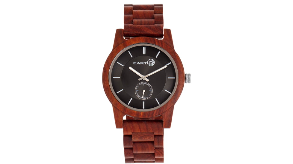 Earth Wood Blue Ridge Bracelet Watch, Red, One Size, ETHEW5803