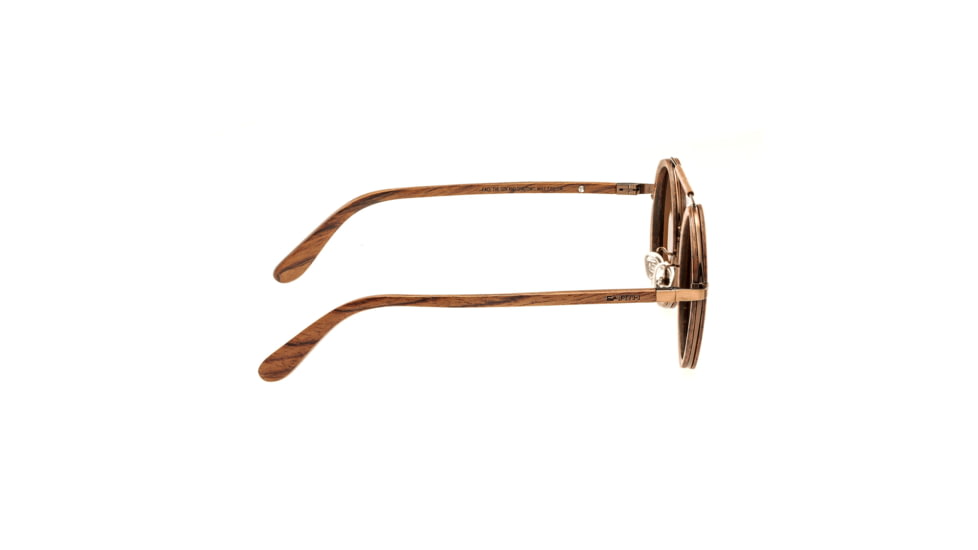 Earth Wood Bondi Polarized Sunglasses, Red Rosewood, Brown Lens, Red Rosewood/Brown, One Size, ESG003R