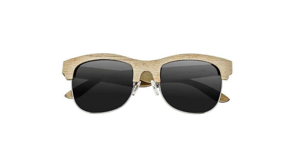 Earth Dade Sunglasses, Bamboo Ebony Wood Frame, Brown Lens, ESG088BE