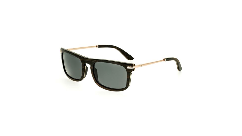 Earth Queensland Sunglasses, Ebony, Standard, ESG011GR