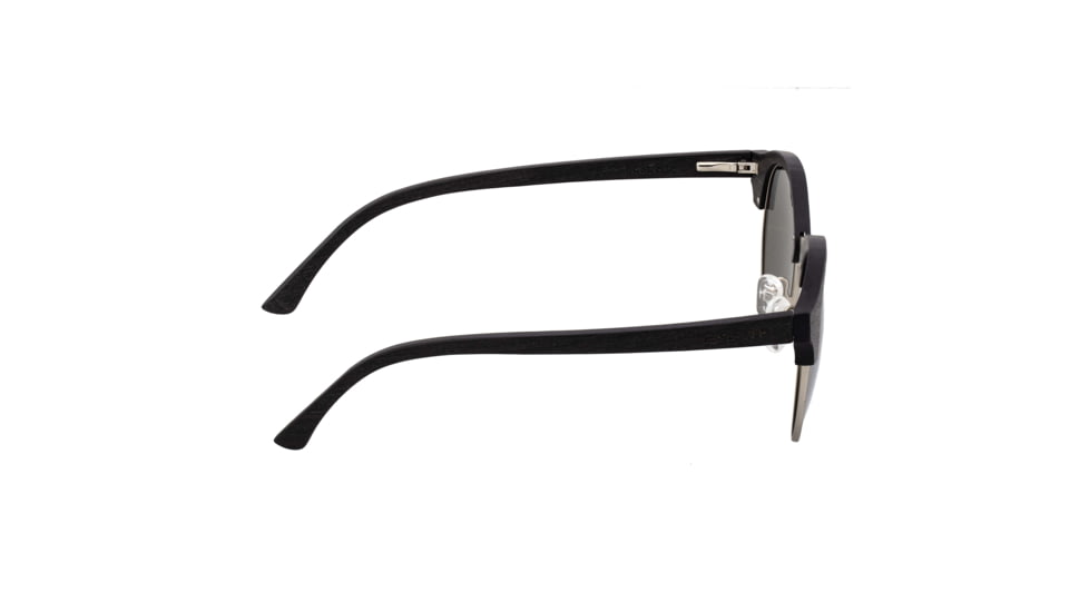 Earth Misty Polarized Sunglasses - Unisex, Ebony/Silver, One Size, ESG049ES