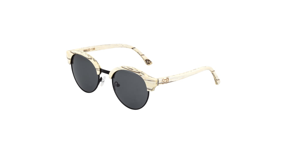 Earth Wood Misty Polarized Sunglass, Ice Tree/Black, One Size, ESG049IB