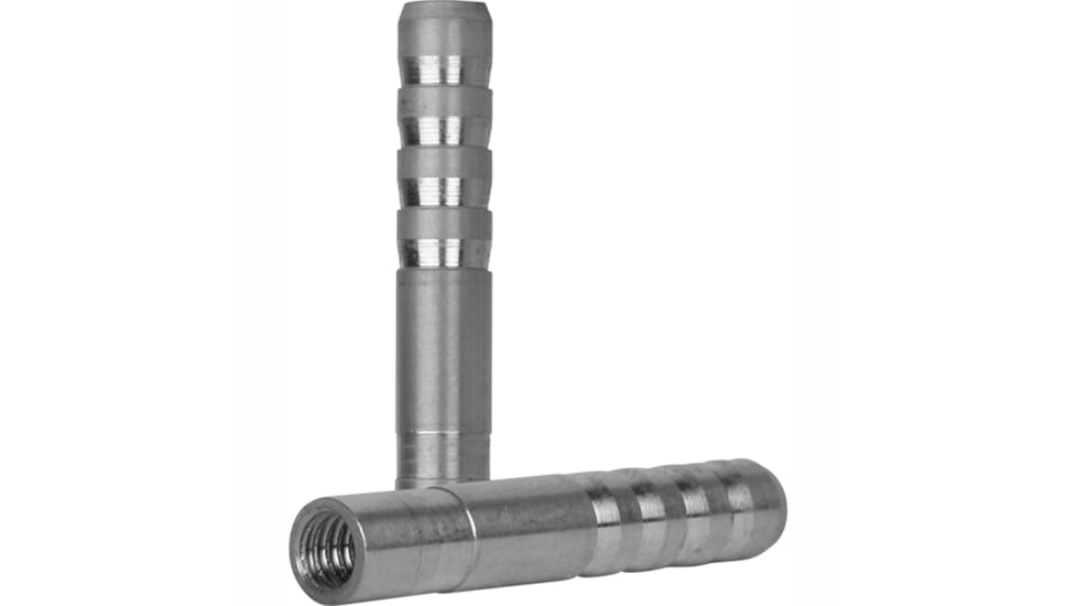 Easton 5mm Stainless Steel HIT Inserts, 50-75 Grain, 12 Pack, Silver, 902504