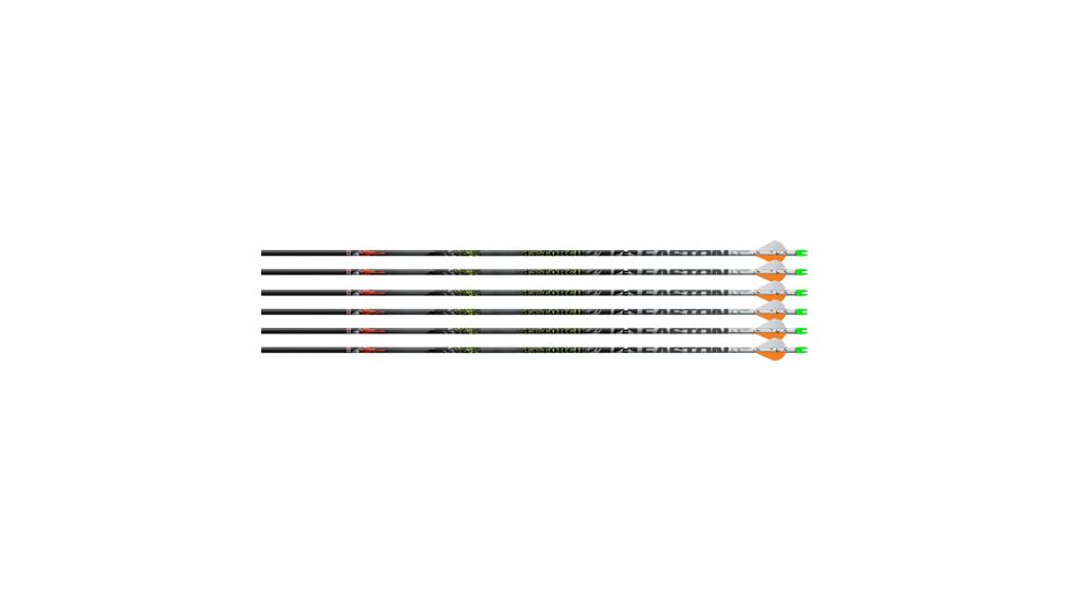 Easton Arrow Da Torch 6mm 330 W/ 2'' Blazer Vanes 6-pack