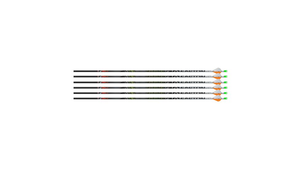 Easton Arrow Da Torch 6mm 400 W/ 2'' Blazer Vanes 6-pack