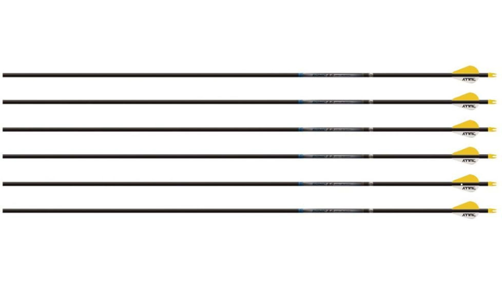 Easton Arrow Sonic 6.0 500 w/2in Bully Vanes 6-pack, 330642