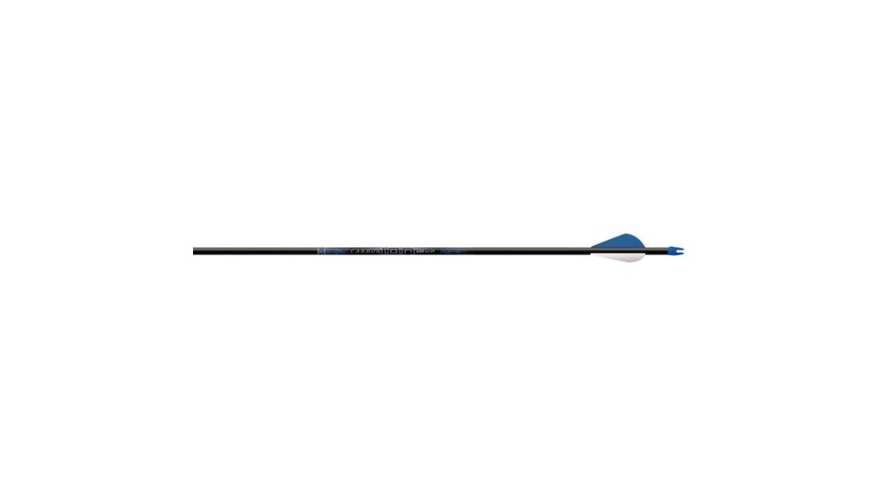 Easton Carbon Ion Arrows, Blue 600 2 in. Vanes 6 pk. 819345