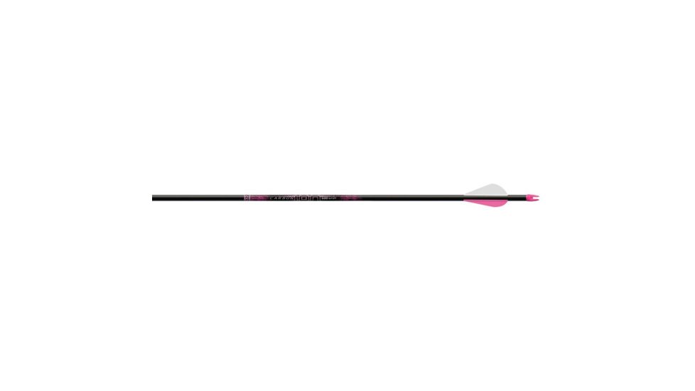 Easton Carbon Ion Arrows, Pink 500 2 in. Vanes 6 pk. 20772