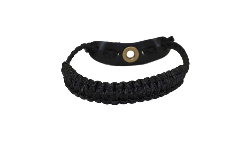 Easton Wrist Sling Diamond Paracord Wide Braid, Black, 522919