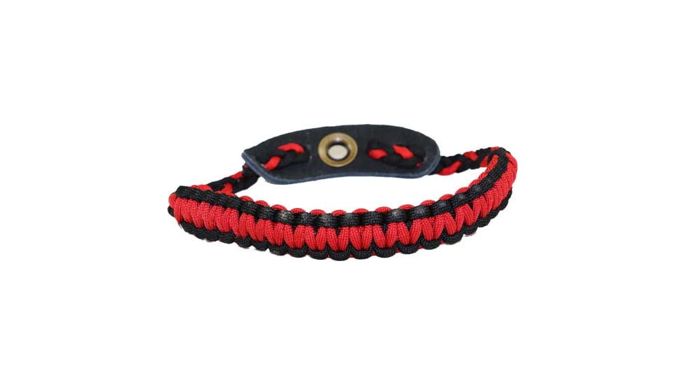 Easton Wrist Sling Diamond Paracord Wide Braid, Red, 922917