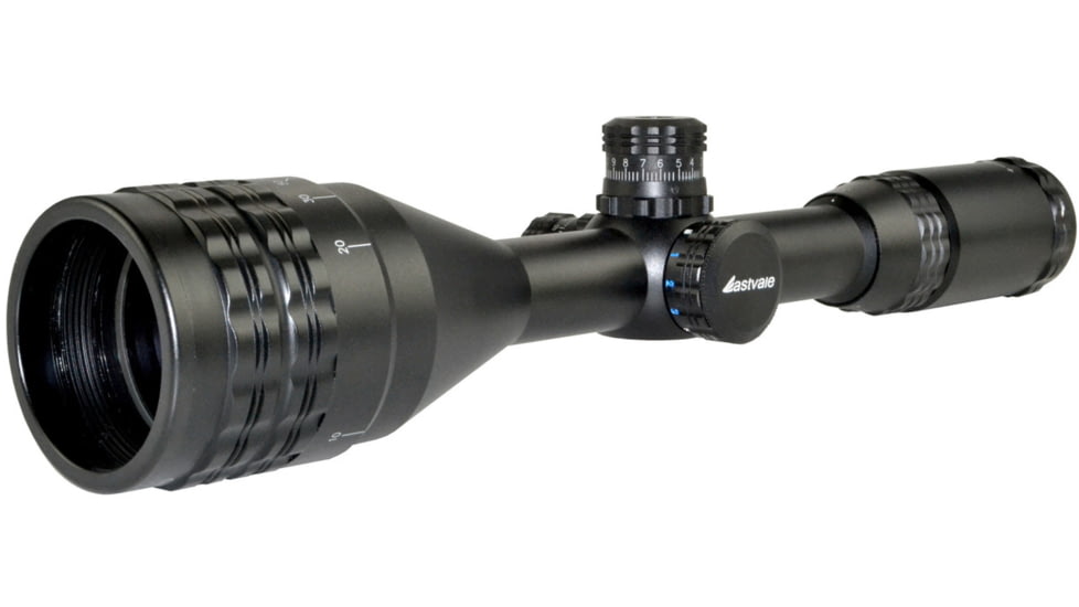 Eastvale Eastvale 3-9X50 AOL Scope, 1 in Tube, RGB Mil Dot Range Estimator Reticle, Black, EV3-9X50AOL