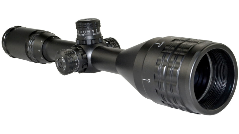 Eastvale Eastvale 3-9X50 AOL Scope, 1 in Tube, RGB Mil Dot Range Estimator Reticle, Black, EV3-9X50AOL