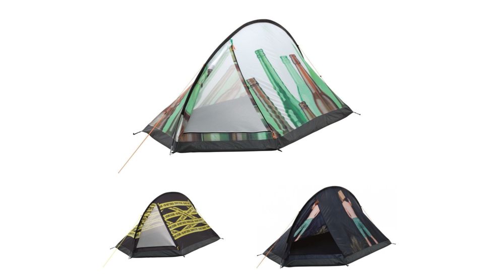 Easy Camp 2-Person Image Ridge Tent, Bottle, Crime Scene, Man