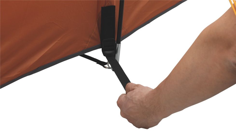 Easy Camp 3 Person Eclipse 300 Tent, Orange / Gold 120186