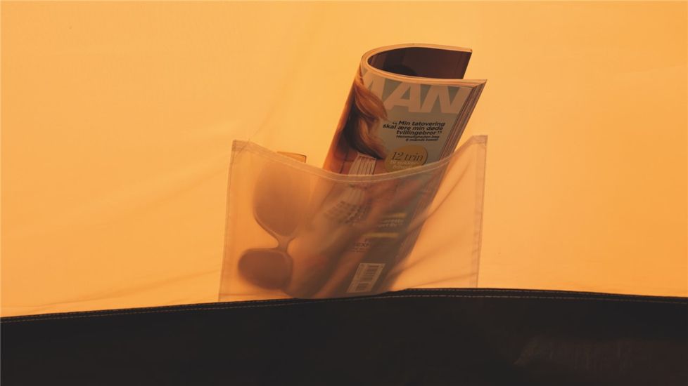 Easy Camp 3 Person Quasar 300 Tent, Orange / Gold 120193