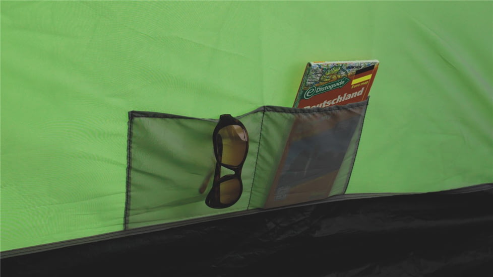 Easy Camp 3 Person Techno 300 Tent, Green / Silver 120199