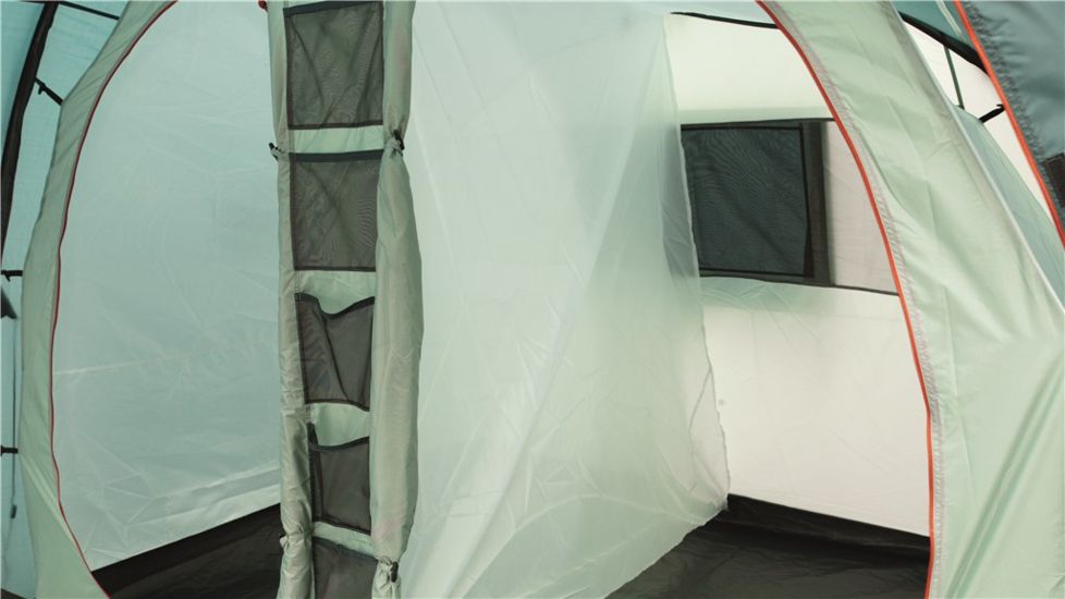 Easy Camp 4-Person Galaxy 400 Tunnel Tent, 2 Rooms, Light/Dark Blue, 5709388076533