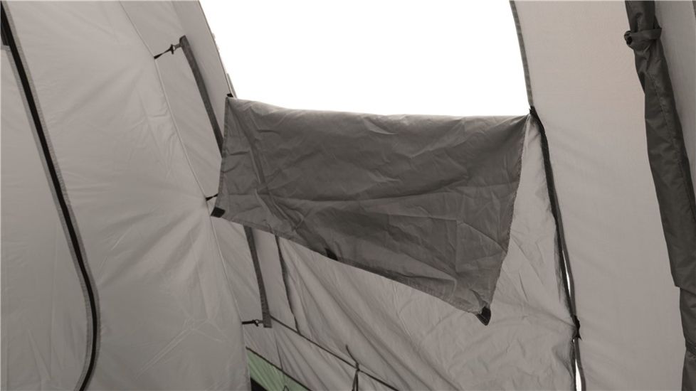 Easy Camp Huntsville 400 Tunnel Tent - 4 Person, 3 Rooms, Light/Dark Blue 120265