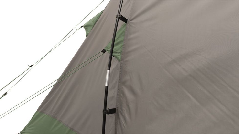 Easy Camp Huntsville 400 Tunnel Tent - 4 Person, 3 Rooms, Light/Dark Blue 120265